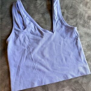 Colsie Light Purple Ribbed Top